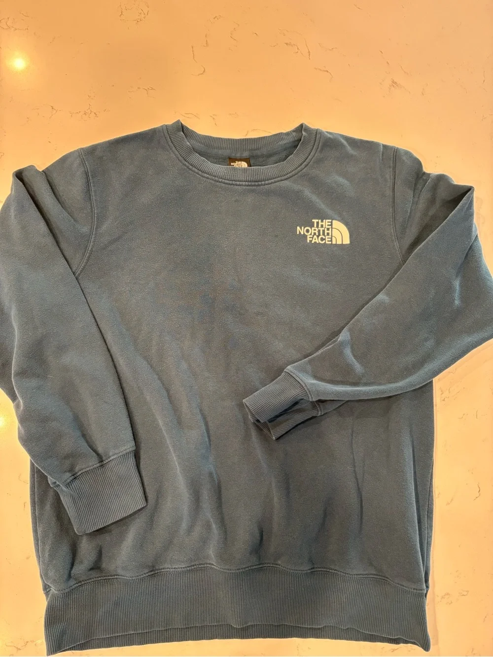 The North Face Men’s Crewneck Sweatshirt in Slate Blue- Size L
